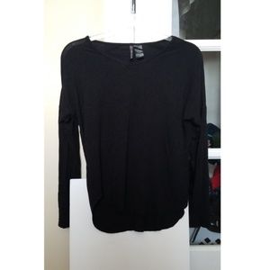 Black long sleeve kids shirt